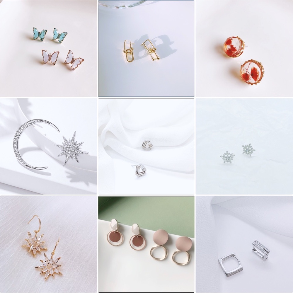 High quality stainless steel stud earrings - Picture 9 of 12